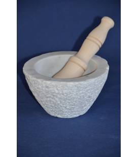White Carrara marble Bowl "subbiata" Ø 18 cm