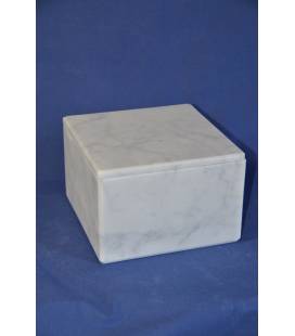 Vaschetta per il lardo in marmo bianco di Carrara, 25x25