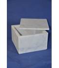 White Carrara marble box big
