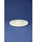 White Carrara marble lid for mortars diameter 24 cm