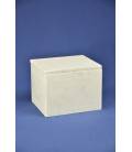 White Carrara marble box small